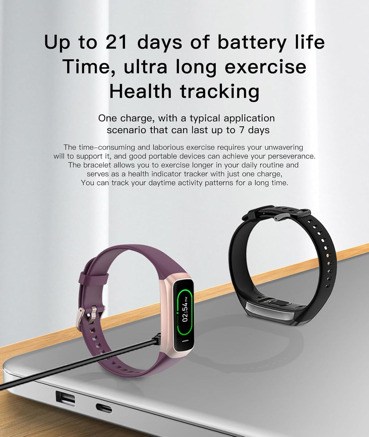 Fitness Tracker for Women Men (Gold+Pink), Calorie Fitness Tracker Watch Music, Fitness Step Tracker for Women Compatible with Iphone and Android Waterproof